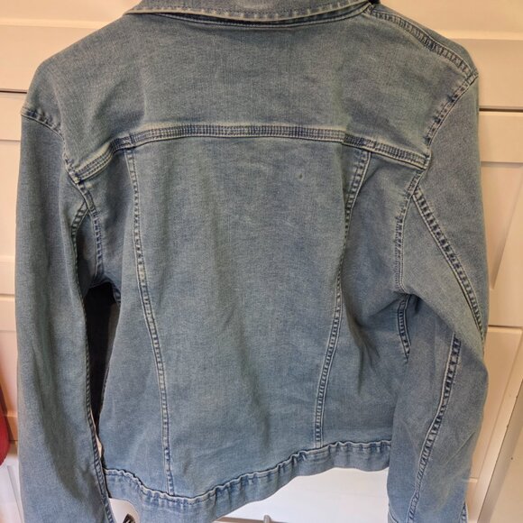 Calvin Klein Jeans Denim Jacket w/ Stretch - Picture 2 of 4